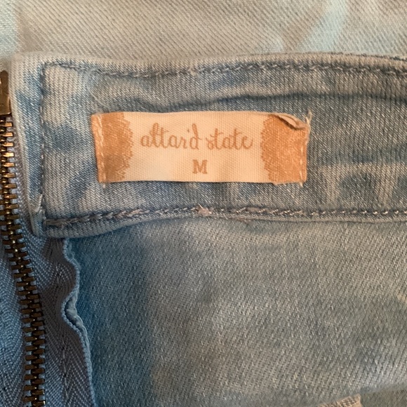 altar’d state denim mini skirt - Picture 3 of 4